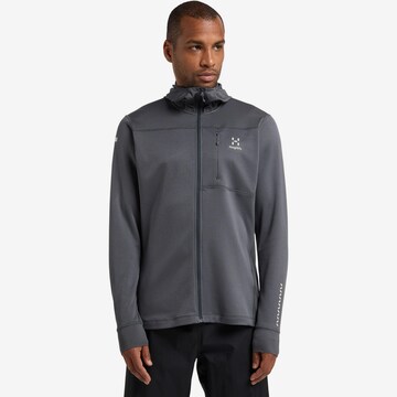 Haglöfs Athletic Fleece Jacket 'L.I.M' in Grey: front