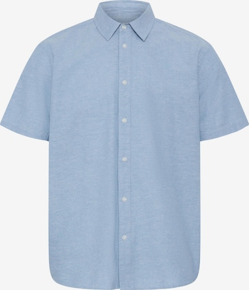 BLEND - Camisa ' BHAban Slub Linen Mix ' en azul: frente