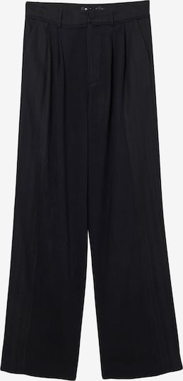 Pantaloni con pieghe Desigual di colore nero, Visualizzazione prodotti