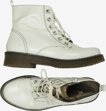bugatti Stiefelette 44 in Weiß: Vorderseite