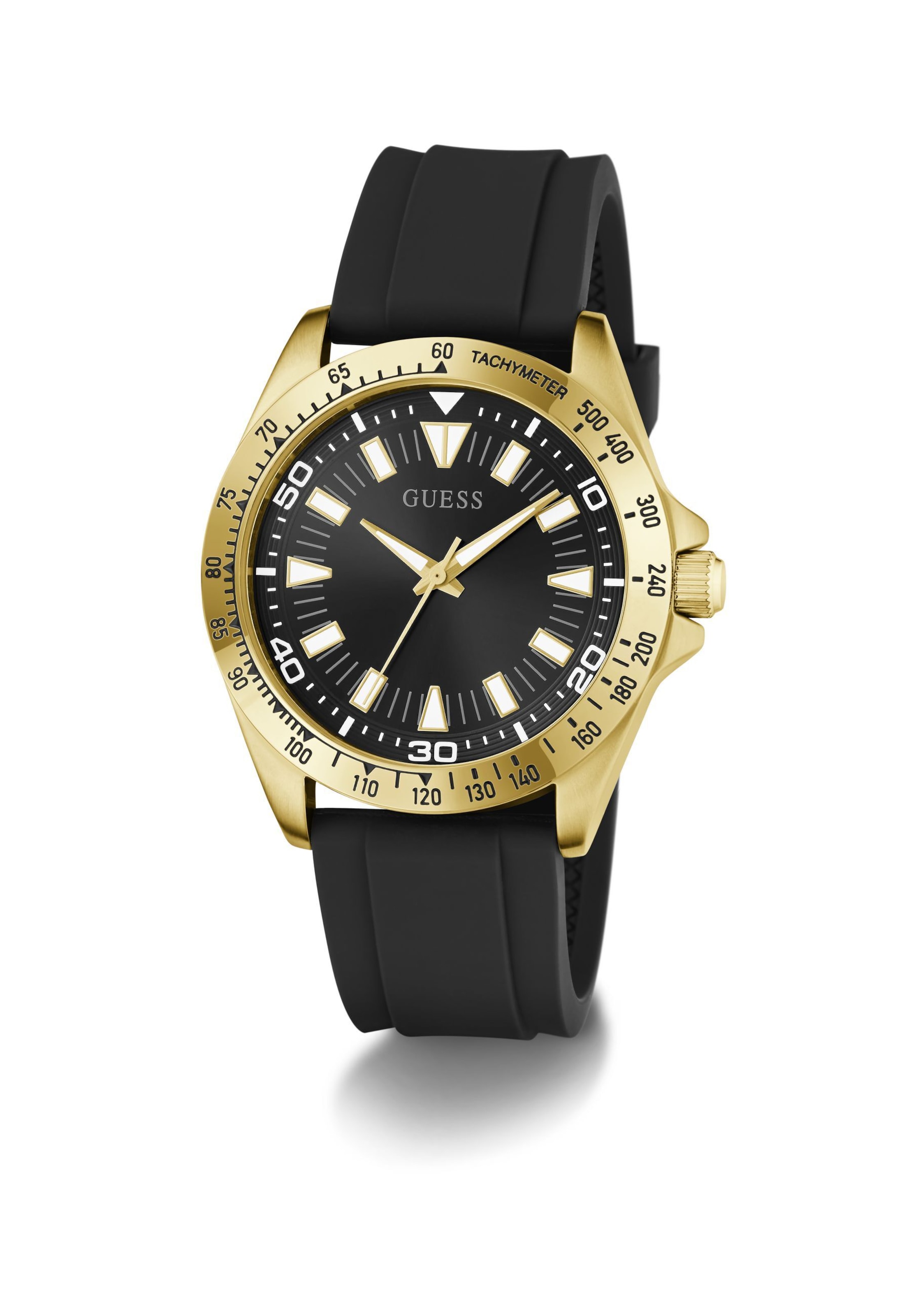 GUESS Analoog horloge ' OPALINE ' in Zwart