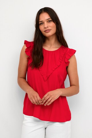 CULTURE Blouse in Rood: voorkant