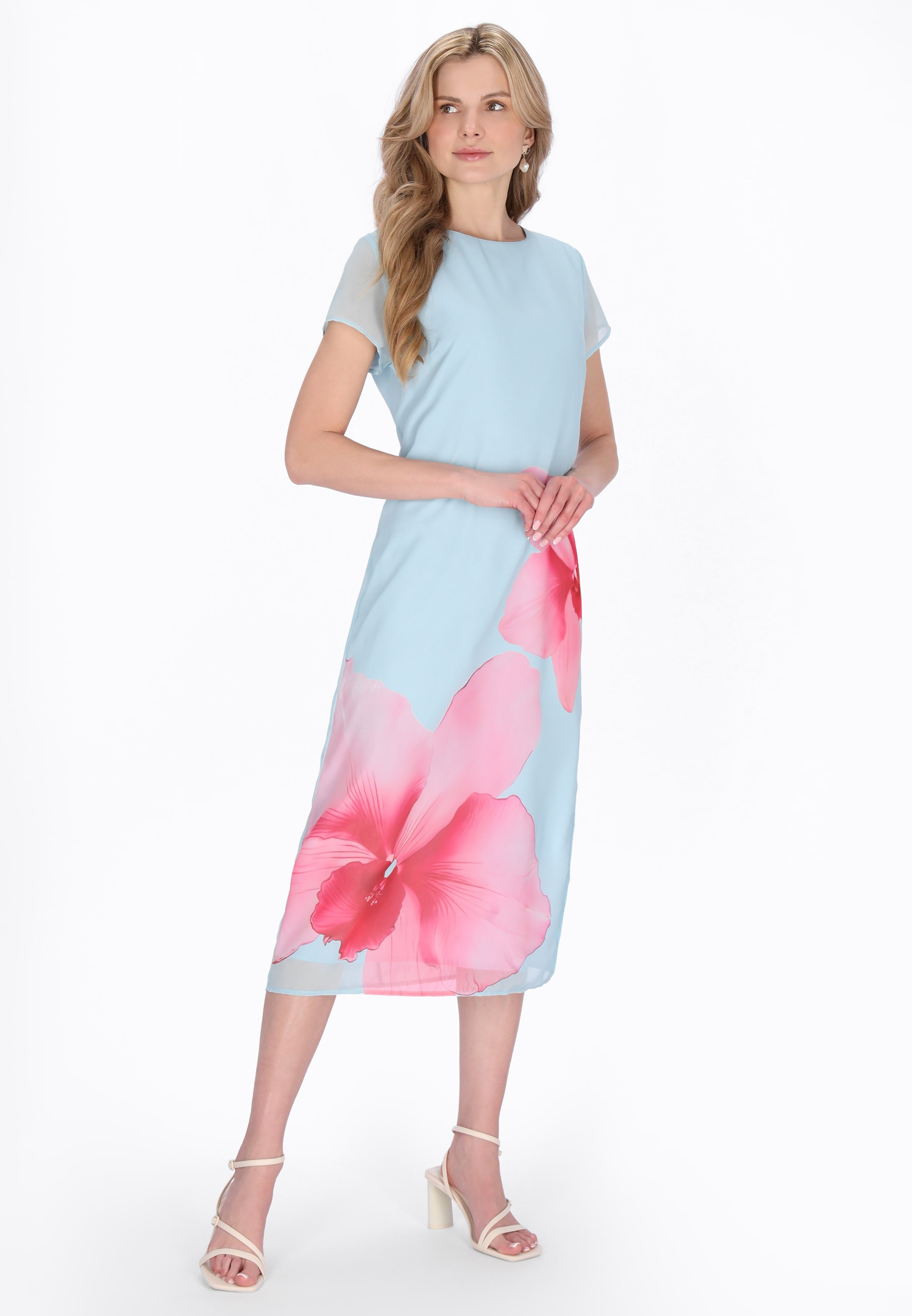 Usha - Vestido en azul