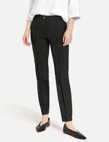 GERRY WEBER Regular Pants in Black: front