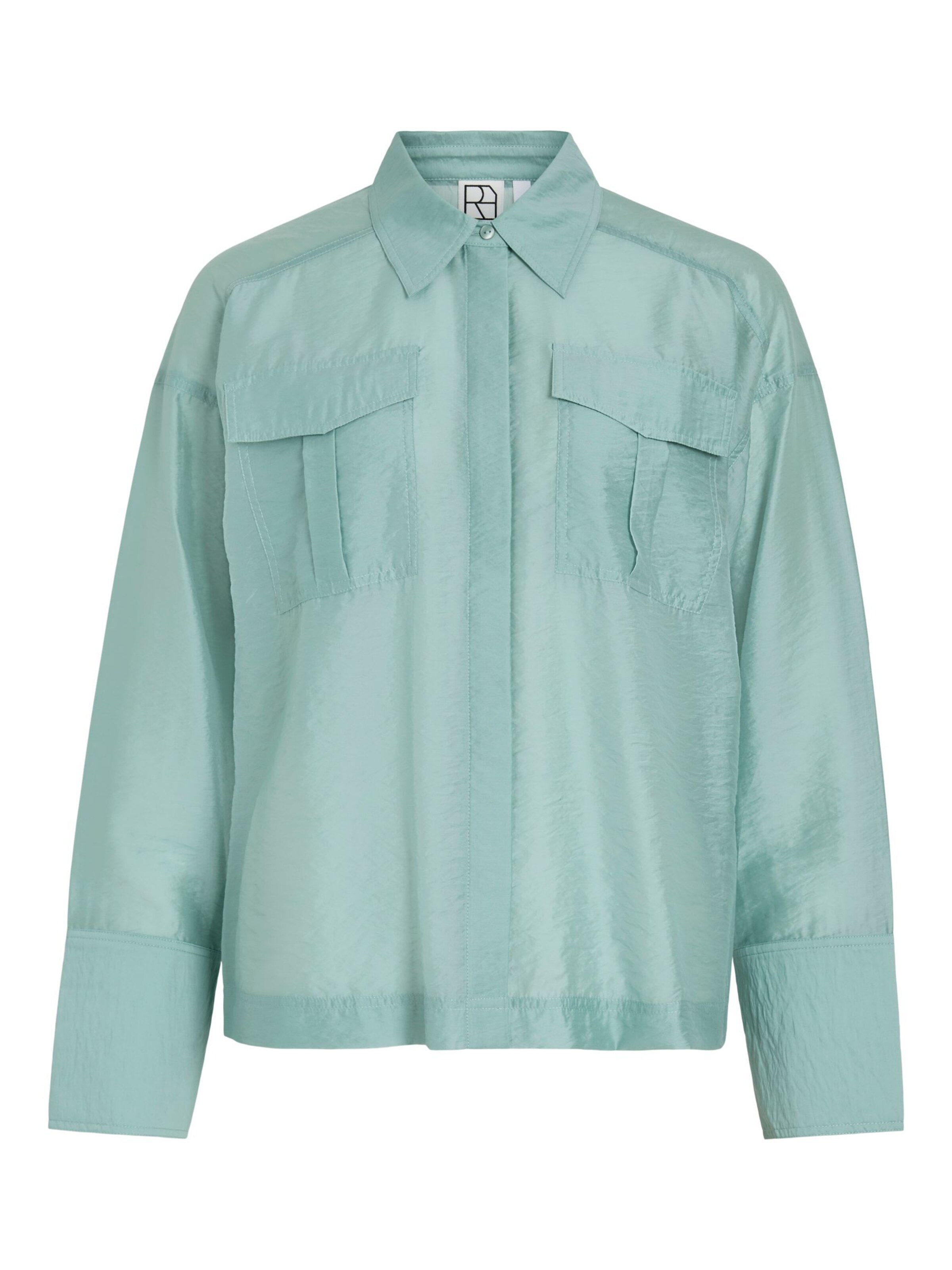 ROUGE EDIT Bluse in Grün: Vorderseite