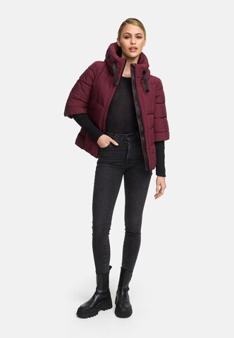 Veste d’hiver 'Lotusherz XIV' NAVAHOO en rouge