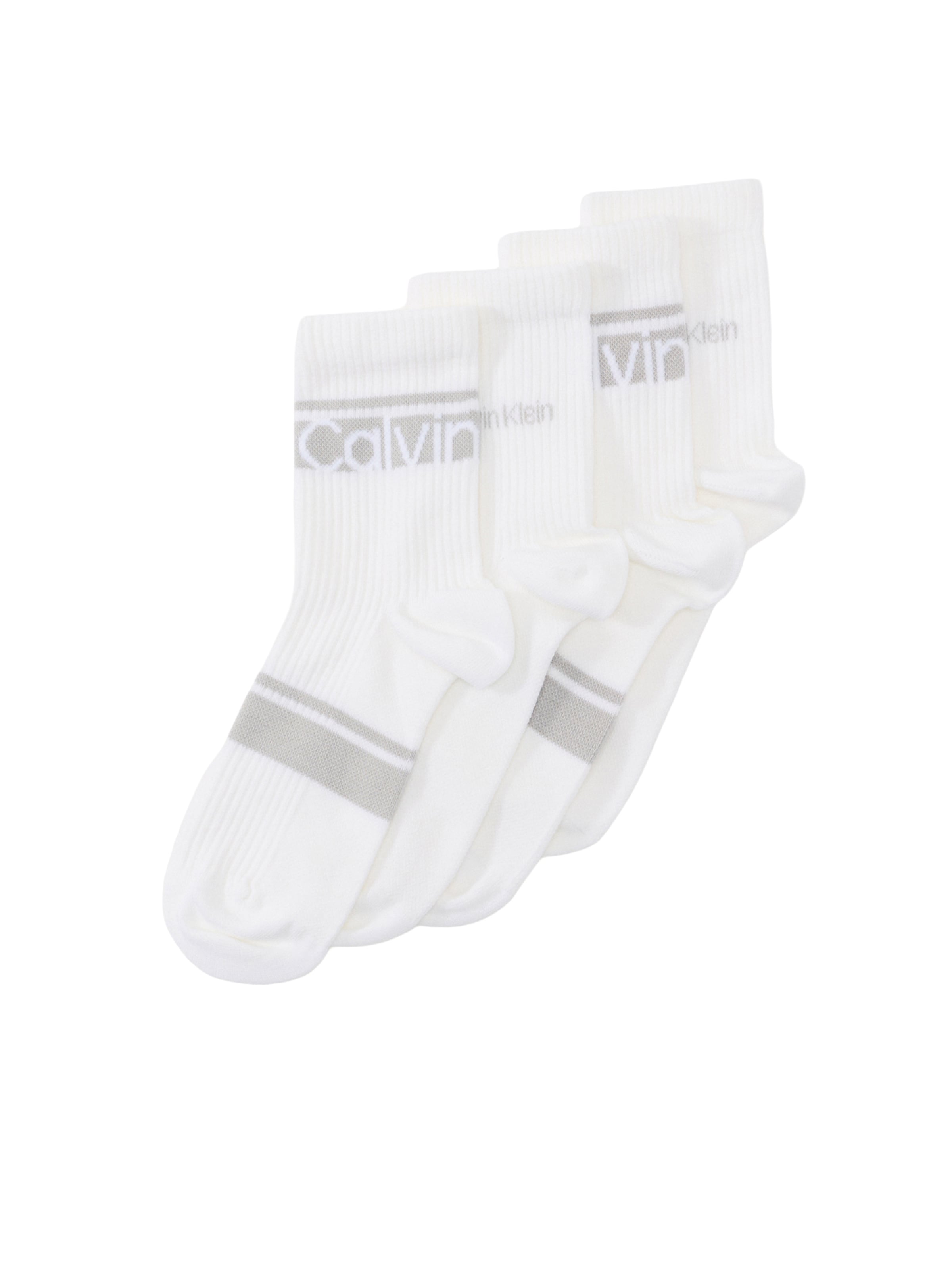 Calvin Klein Underwear Socks in Grey / White, Item view