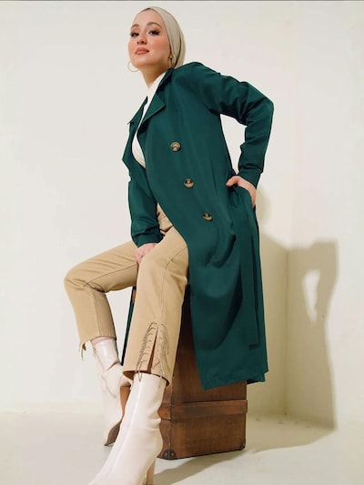 Bigdart Between-seasons coat 'Trenchcoats' in S in Emerald, Item view