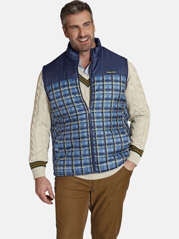 Gilet Charles Colby en bleu : devant