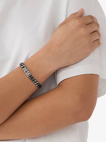 Bracelet DIESEL en argent : devant