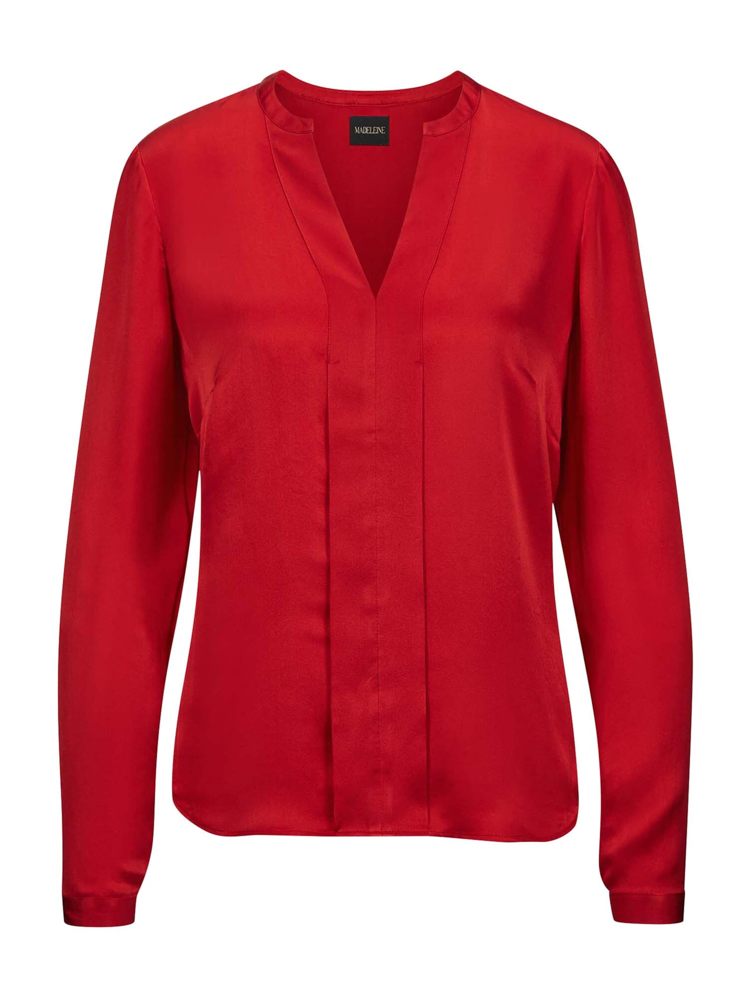 MADELEINE Bluse in Rot: Vorderseite