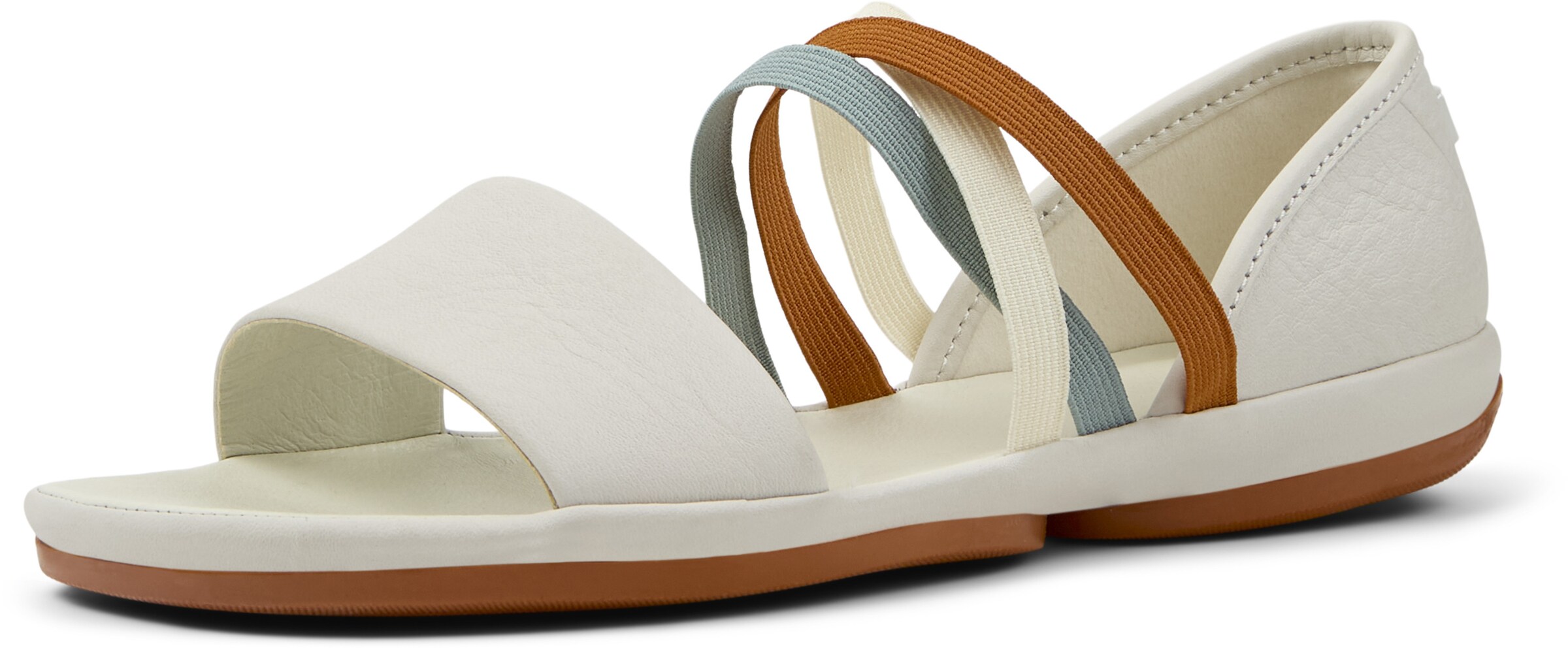 Sandales à lanières 'Right Nina Twins' CAMPER en blanc : devant