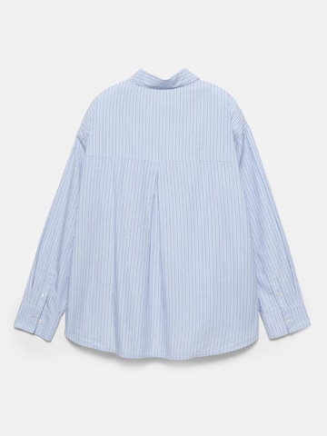 Chemisier Pull&Bear en bleu