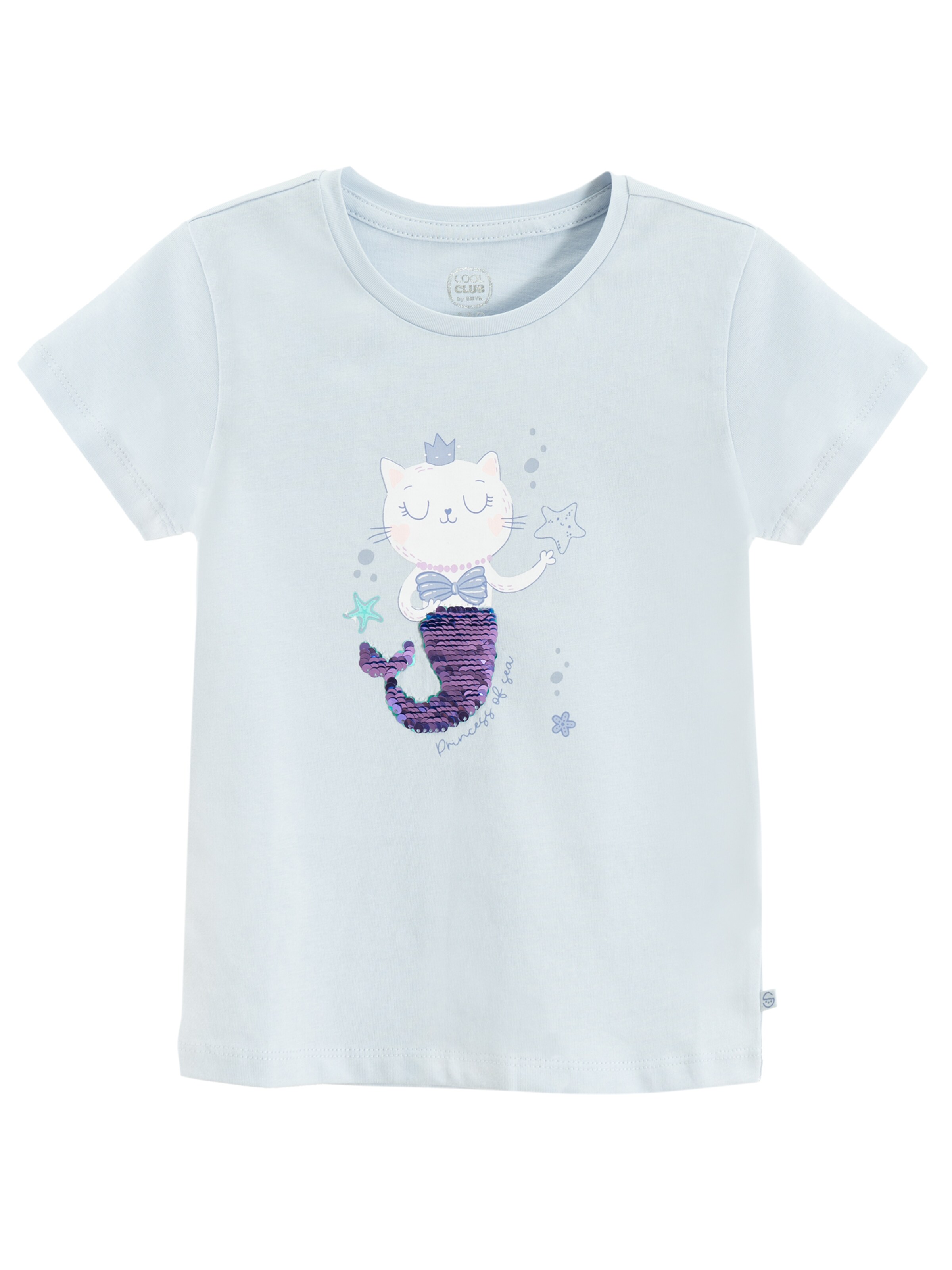 Cool Club T-Shirt in Blau: Vorderseite