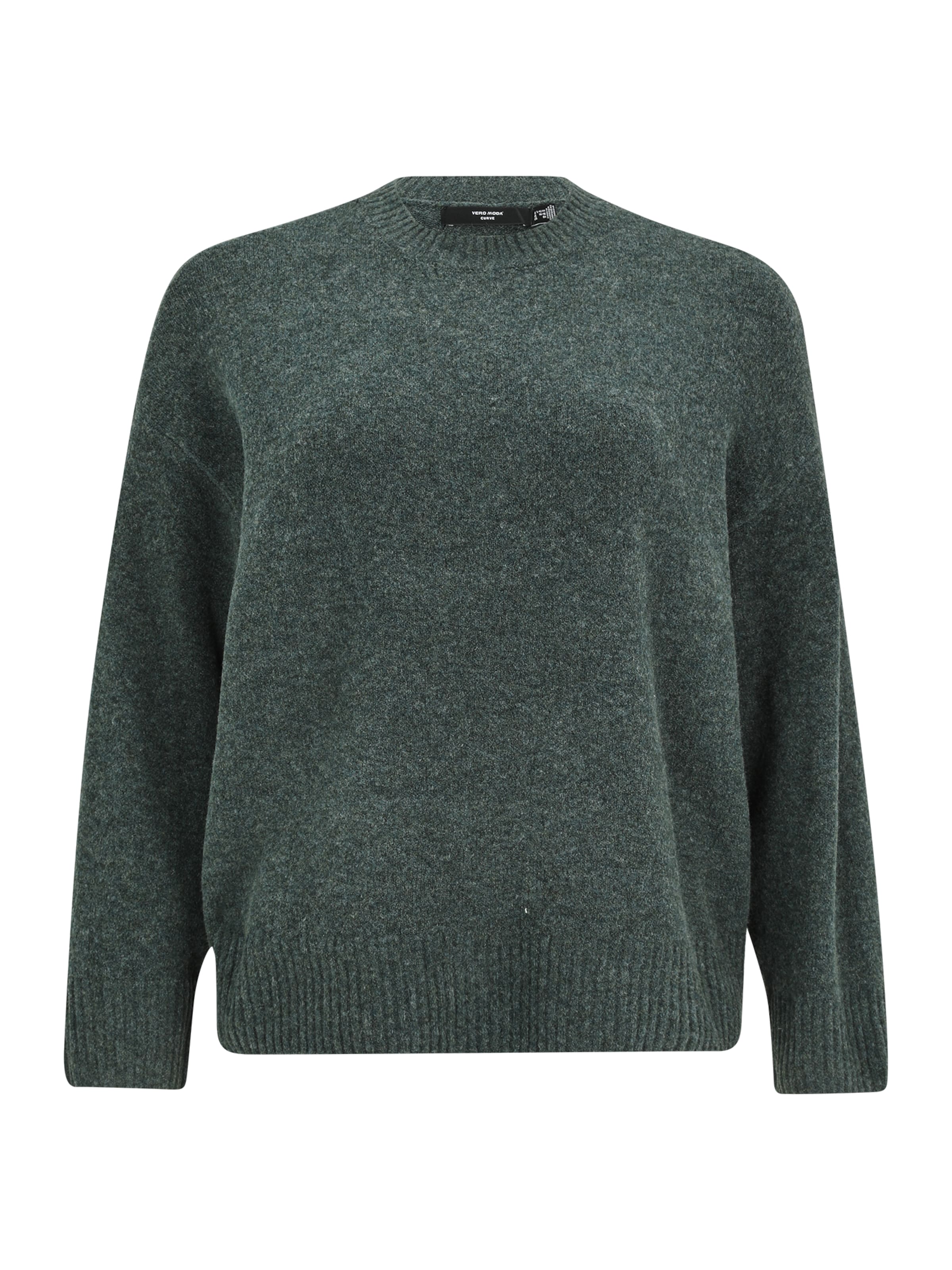 Vero Moda Curve Sweater 'VMCBoom' in Green: front