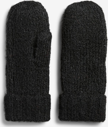 PIECES Wanten 'PCNAMBI' in Zwart: voorkant