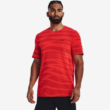 UNDER ARMOUR Performance Shirt 'Novelty' in Red: front
