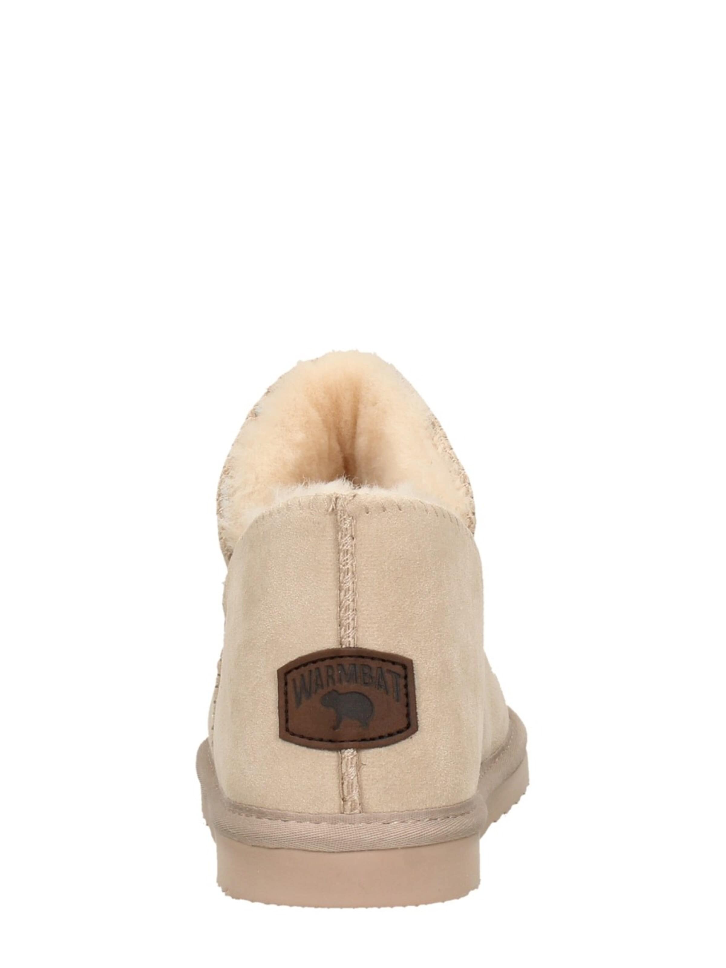 Warmbat Huisschoenen 'Willow' in Beige
