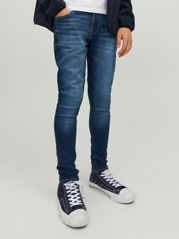 Jack & Jones Junior Regular Jeans 'LIAM' in Blue: front