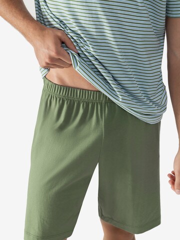 Mey Short Pajamas 'Serie Micro' in Green