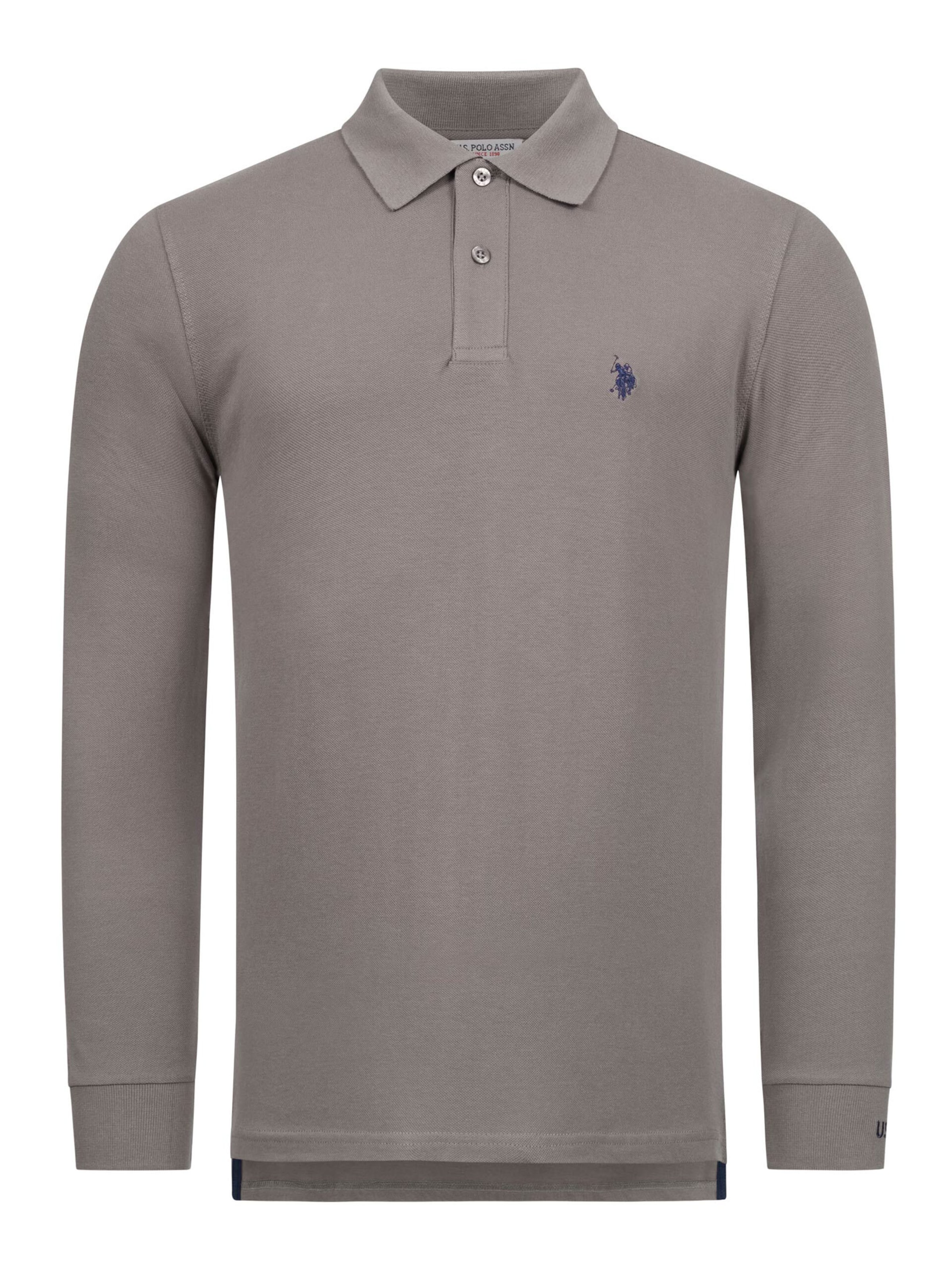U.S. POLO ASSN. Poloshirt in Grau: Vorderseite