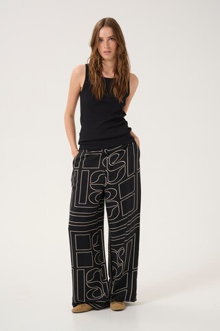 My Essential Wardrobe Wide Leg Hose in Schwarz
