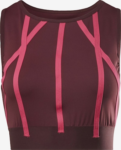 Reebok Tanktop in pink / weinrot, Produktansicht