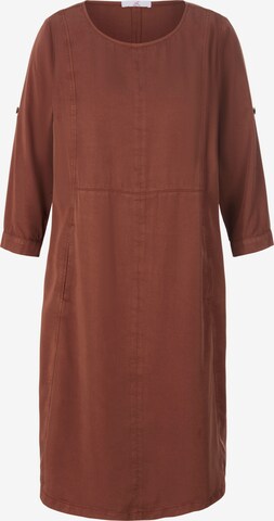 Emilia Lay Dress in Brown: front