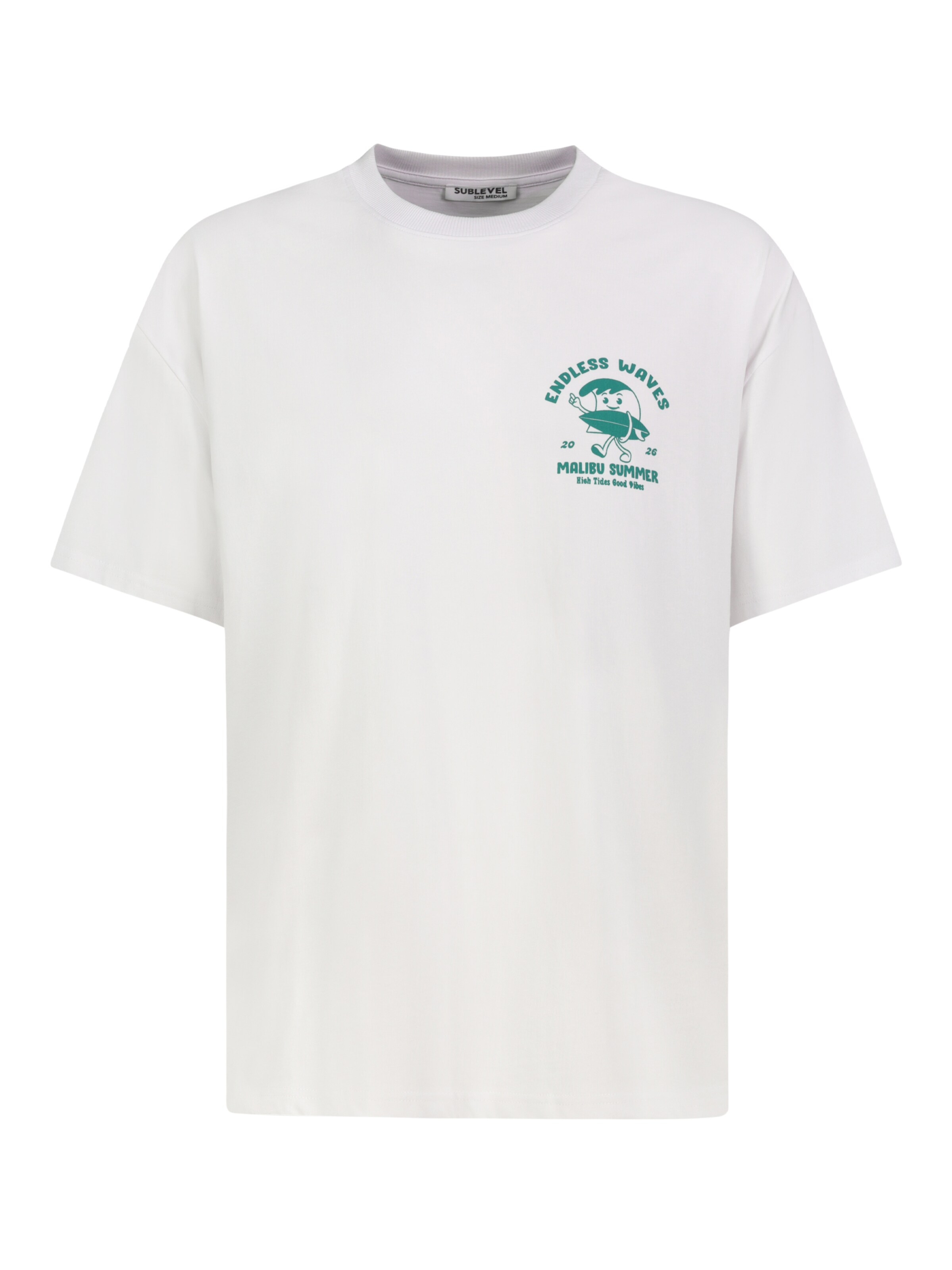 Sublevel Shirt in Weiß: Vorderseite