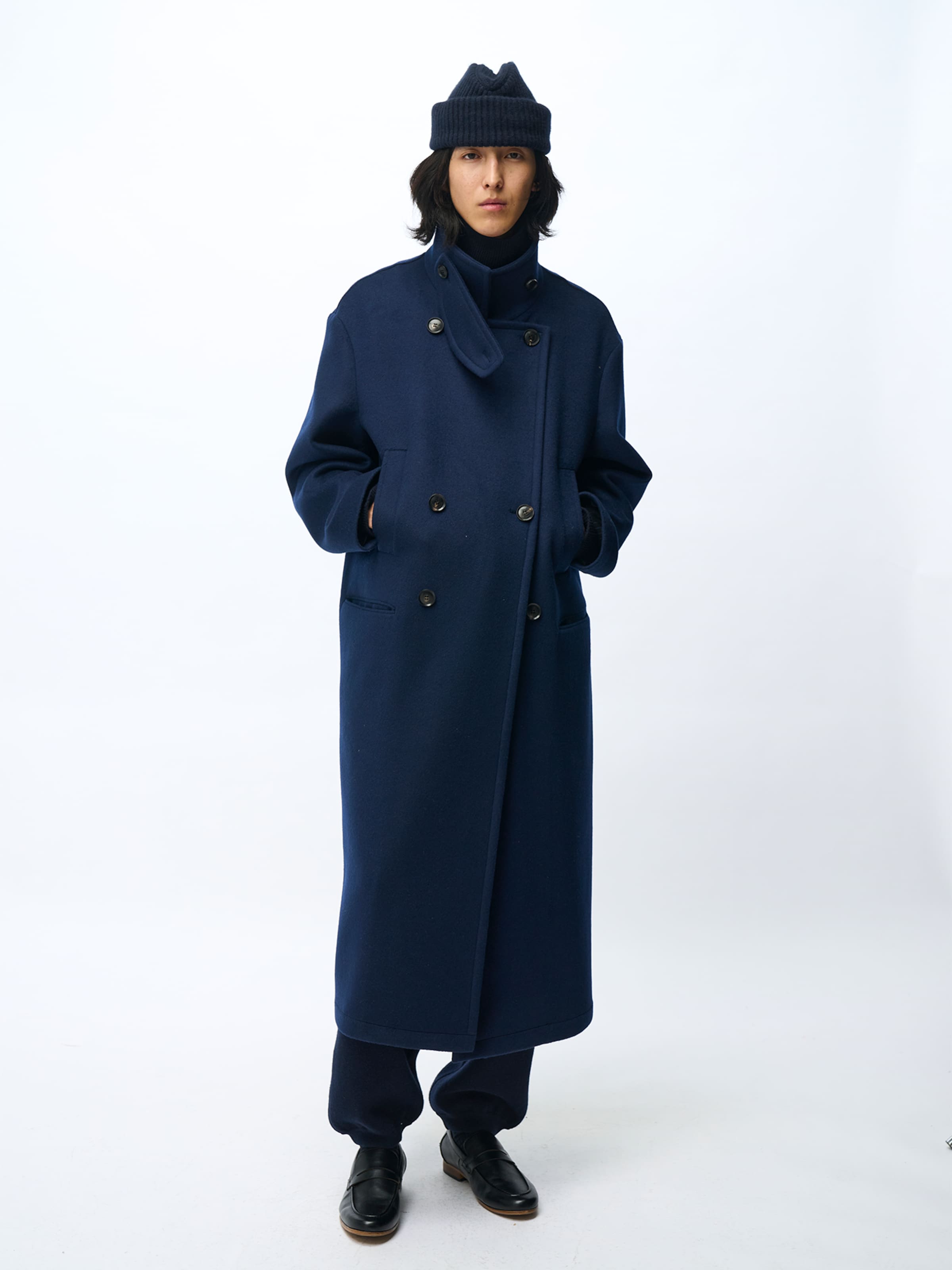 Cappotto di mezza stagione 'Unisex Cashmere Trench Coat' di GOBI Cashmere in blu