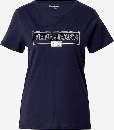 Pepe Jeans T-Shirt 'BETTY' in nachtblau / silber, Produktansicht