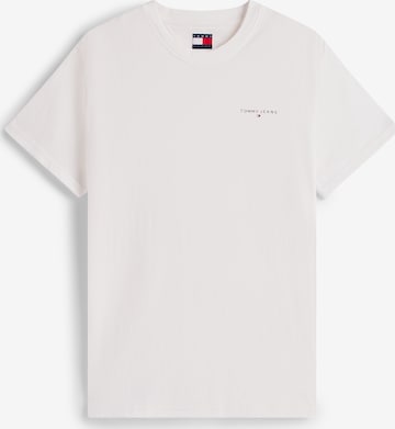 T-Shirt Tommy Jeans en blanc : devant