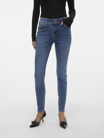 VERO MODA Skinny Jeans in Blauw: voorkant