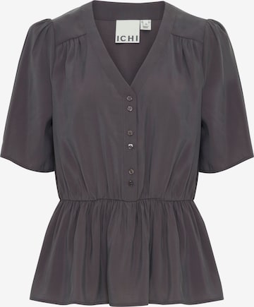 ICHI Bluse 'Cinoma' in Grau: Vorderseite