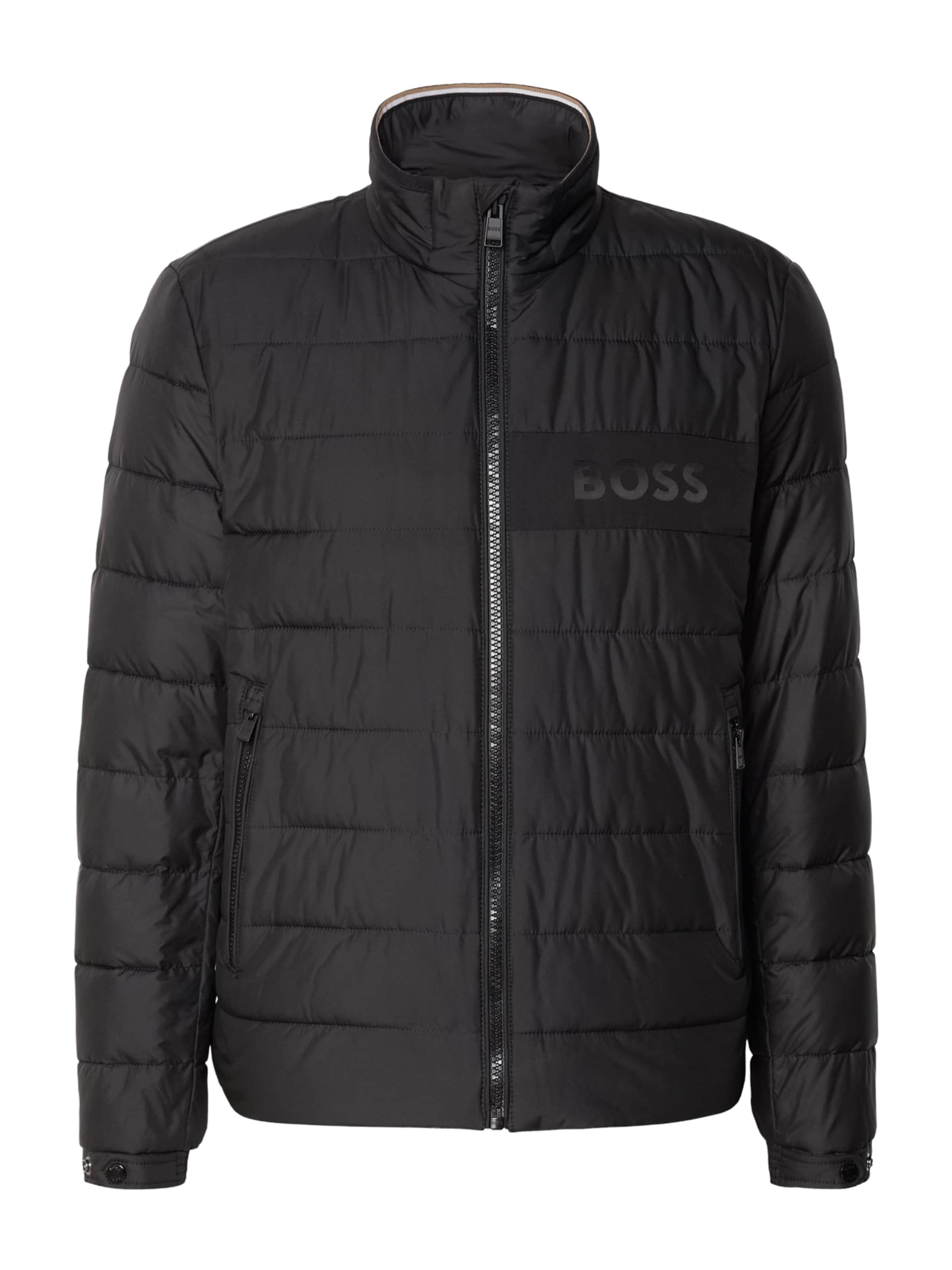 BOSS Between-Season Jacket 'H-Cenitos' in Black: front