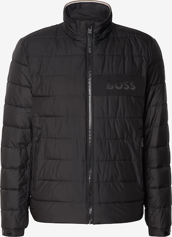 BOSS Between-season jacket 'H-Cenitos' in Black: front