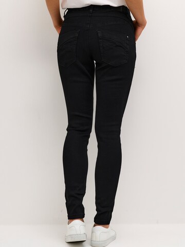 Coupe slim Jean 'CR Sandy' Cream en noir