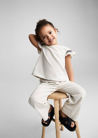 MANGO KIDS Regular Pants 'PEPPER' in Beige