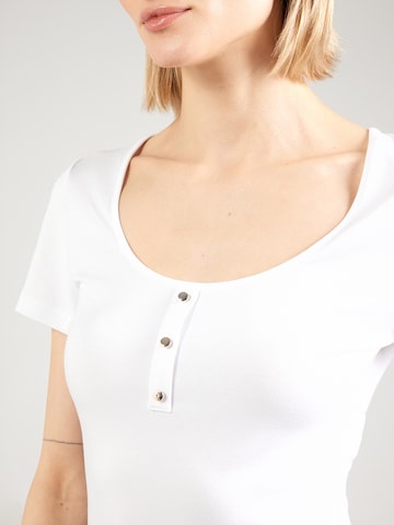 ABOUT YOU Блуза боди 'Valentina' в бяло