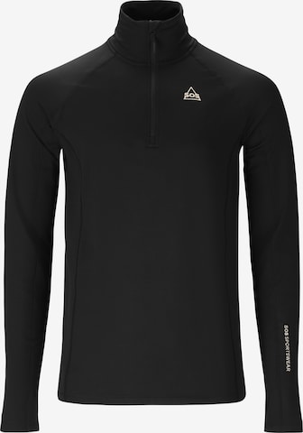 SOS Performance shirt 'Stratos' in Black: front
