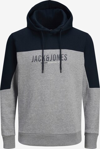 Bluză de molton 'Dan' de la JACK & JONES pe gri: față