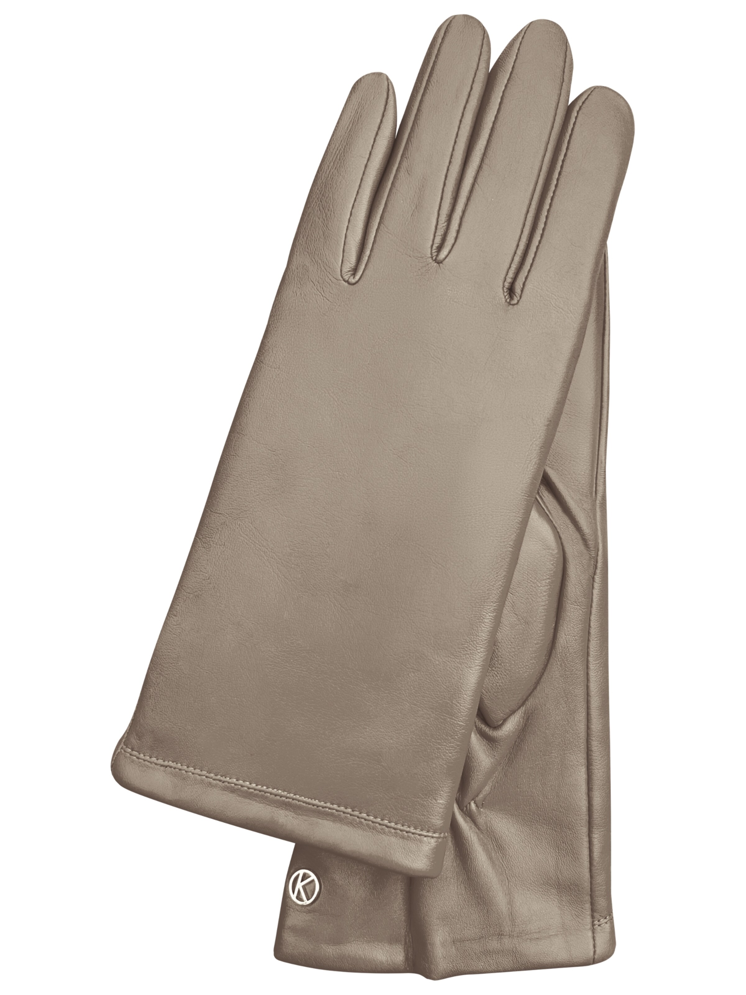KESSLER Full Finger Gloves in Grey: front