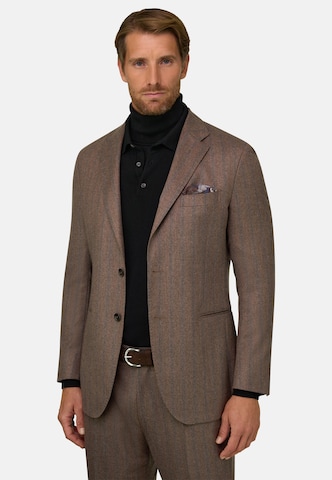 Boggi Milano Regular Suit in Brown: front