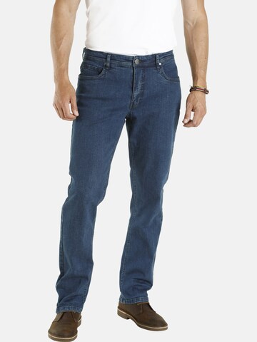 Jan Vanderstorm Regular Jeans ' Almin ' in Blue: front