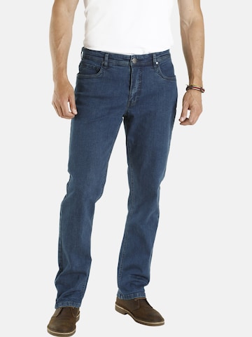 Jan Vanderstorm Regular Jeans ' Almin ' in Blauw: voorkant