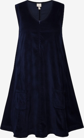Ulla Popken Mekko värissä sininen: etupuoli