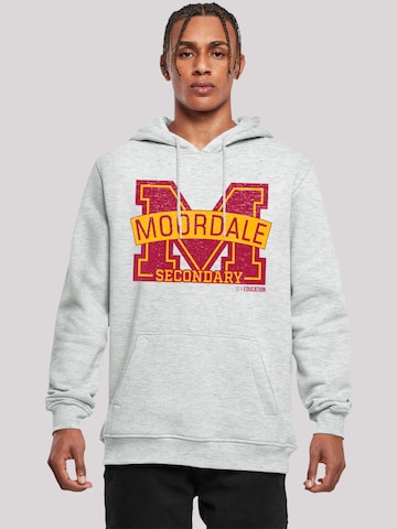 Sweat-shirt F4NT4STIC en gris : devant