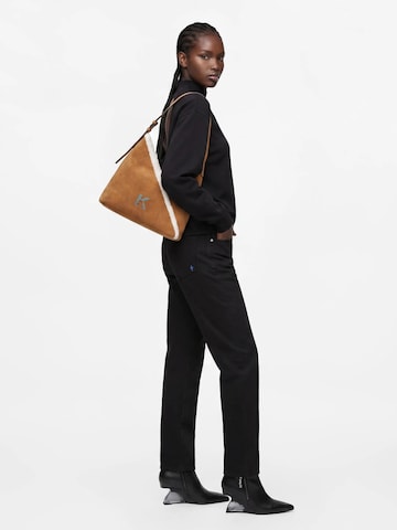 KARL LAGERFELD JEANS Shoulder bag in Brown