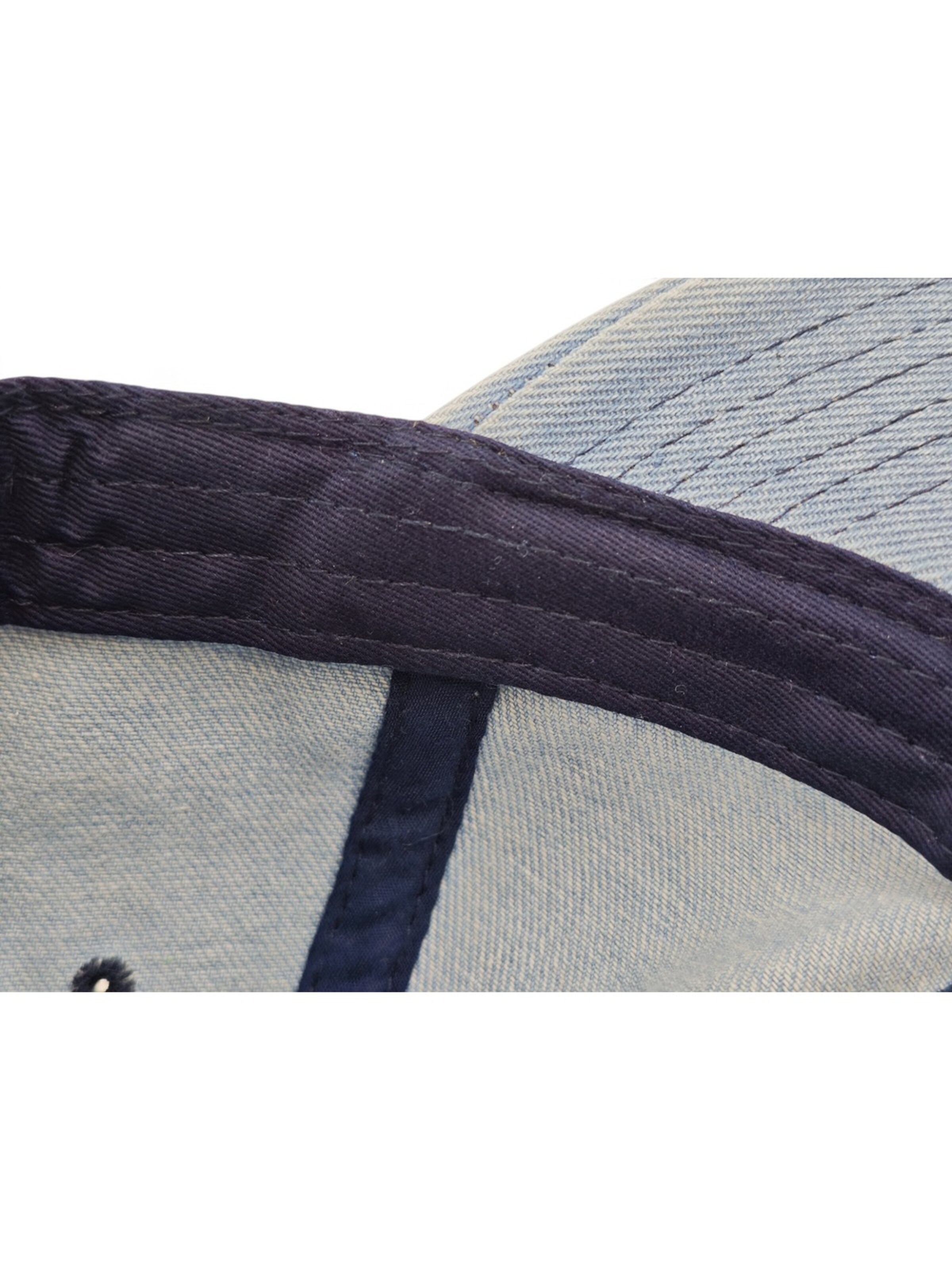 styleBREAKER Cap 'Jeans Baseball Cap' in Blue