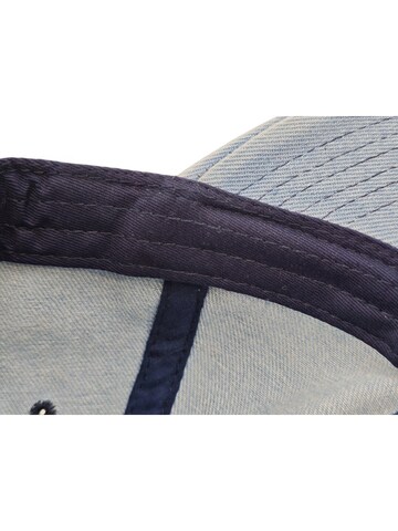 styleBREAKER Cap 'Jeans Baseball Cap' in Blue